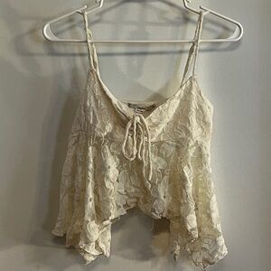 Kimchi Blue Cream Lace Blouse